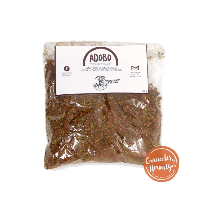 Adobo para pizza y carnes &quot;Crece desde el pie&quot; 25gr