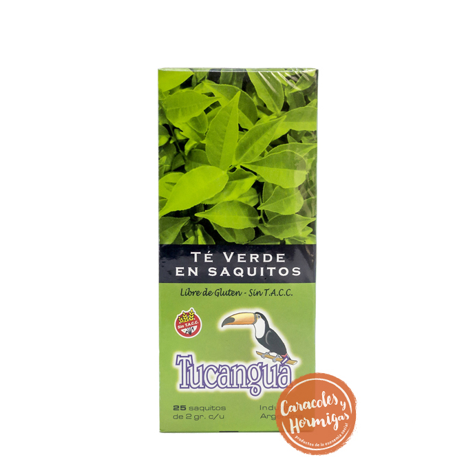 Te Verde caja de 25 saquitos 2g "Tucangua" 