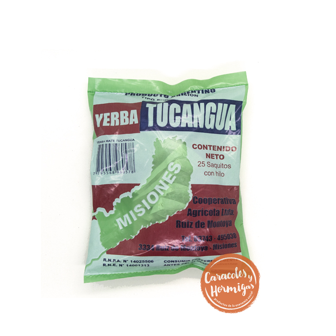 Mate Cocido BOLSITA 25 saquitos 3g "Tucangua"