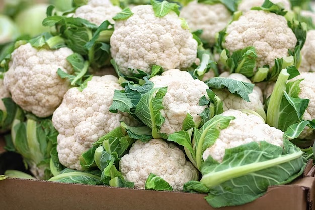 CAJON Coliflor Agroecologico - 10 Cabezas aprox