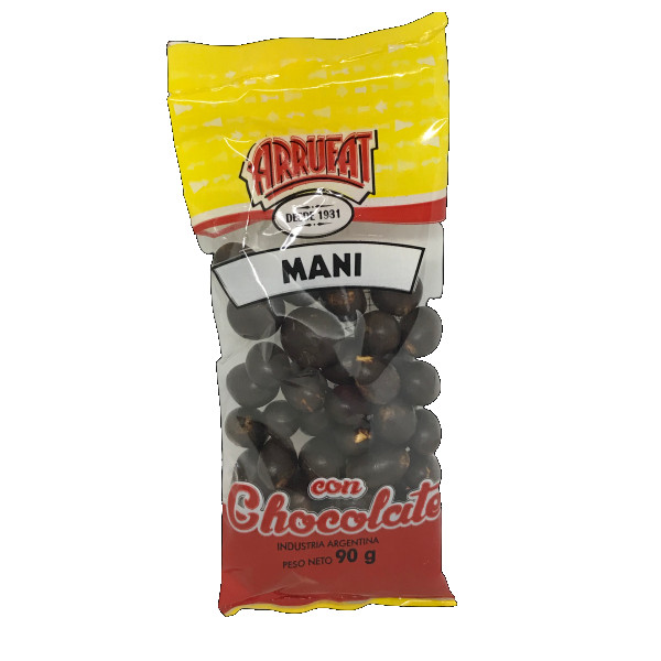 Mani con chocolate 90gr "Arrufat"