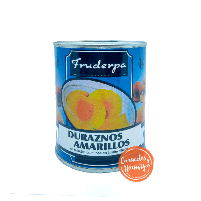 Duraznos al natural en almibar &quot;Cuyo Natural&quot; 820gr