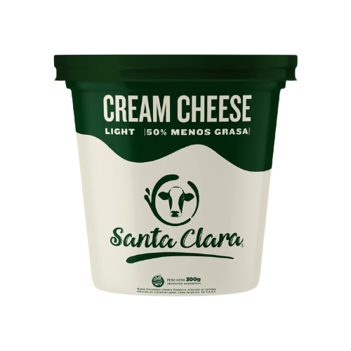 Queso Crema Light 300gr "Santa Clara" - sin TACC