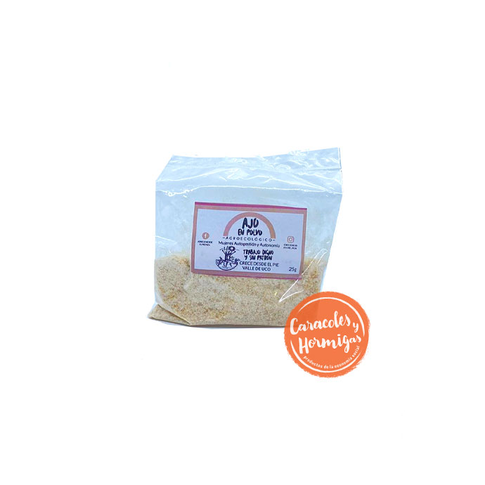 Ajo deshidratado en POLVO 25g "Crece desde el Pie"