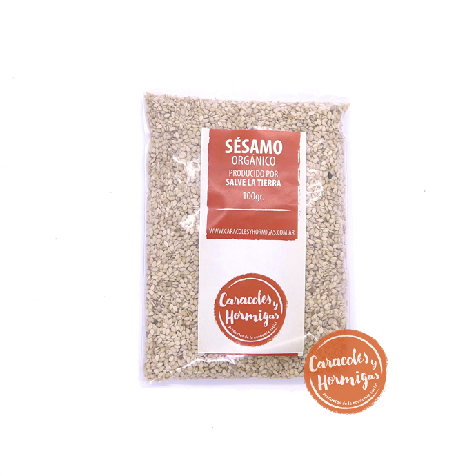 Semillas de SESAMO agroecologicas fraccionada 100g "Salve la Tierra"