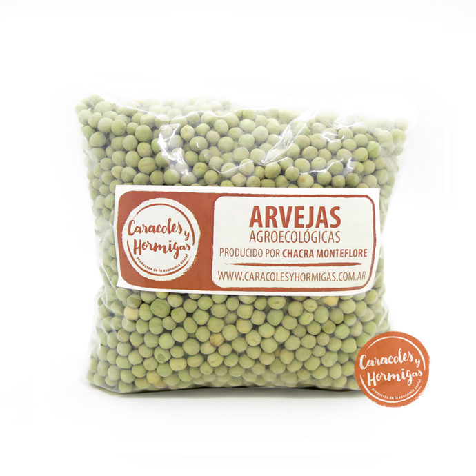 Arvejas secas agroecologicas  fraccionado 500g "Monte Flore