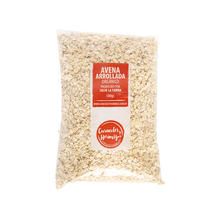 Avena arrollada agroecologica  fraccionada 500g "Salve la Tierra"