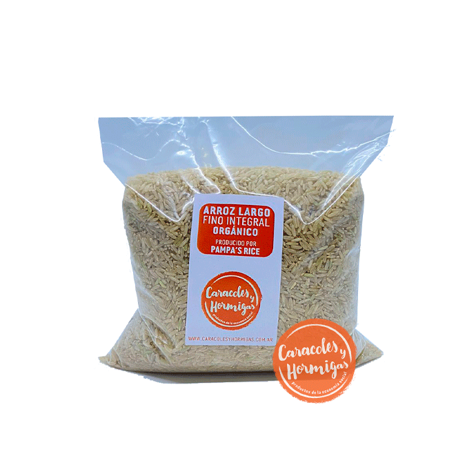 Arroz Largo Fino Integral Organico &quot;Monte Flore&quot; 1K