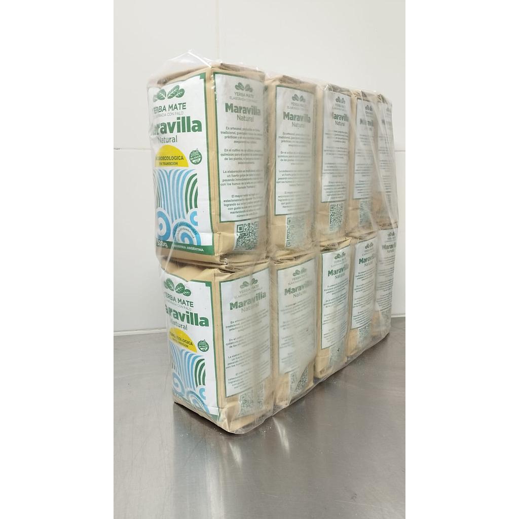 PACK 10U Yerba Mate Agroecológica "Maravilla" de 500gr