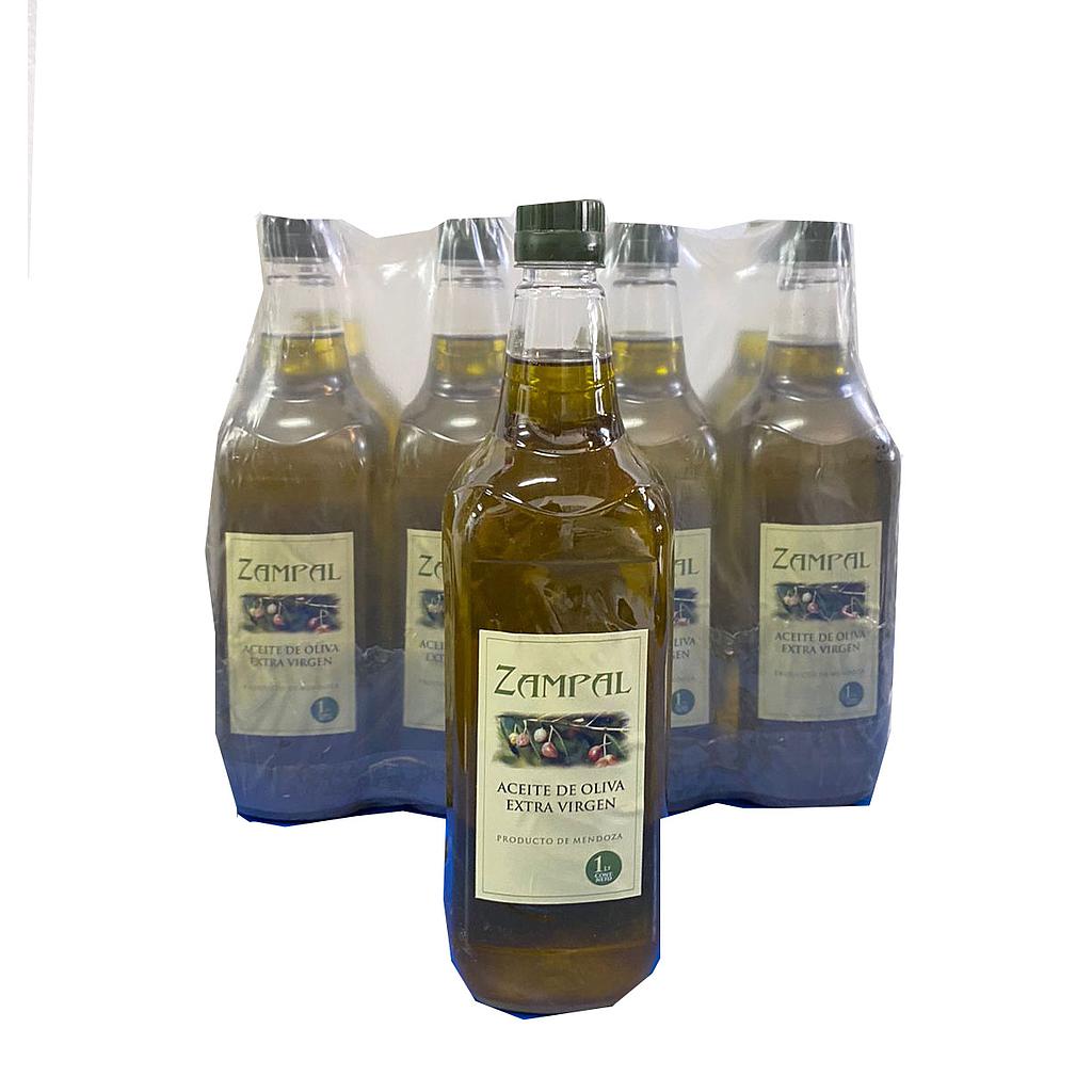 PACK 6u Aceite de Oliva &quot;Zampal&quot; Extra Virgen 1L