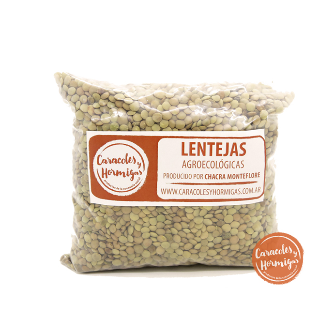 PACK 5u Lentejas Agroecologicas &quot;Monte Flore&quot; 500g