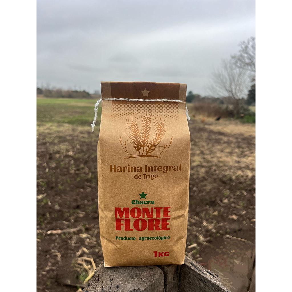 Harina de Trigo Integral Super Fina &quot;Monte Flore&quot; 1k