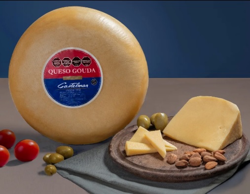 Queso Gouda fraccionado 290g aprox "Castelmar"
