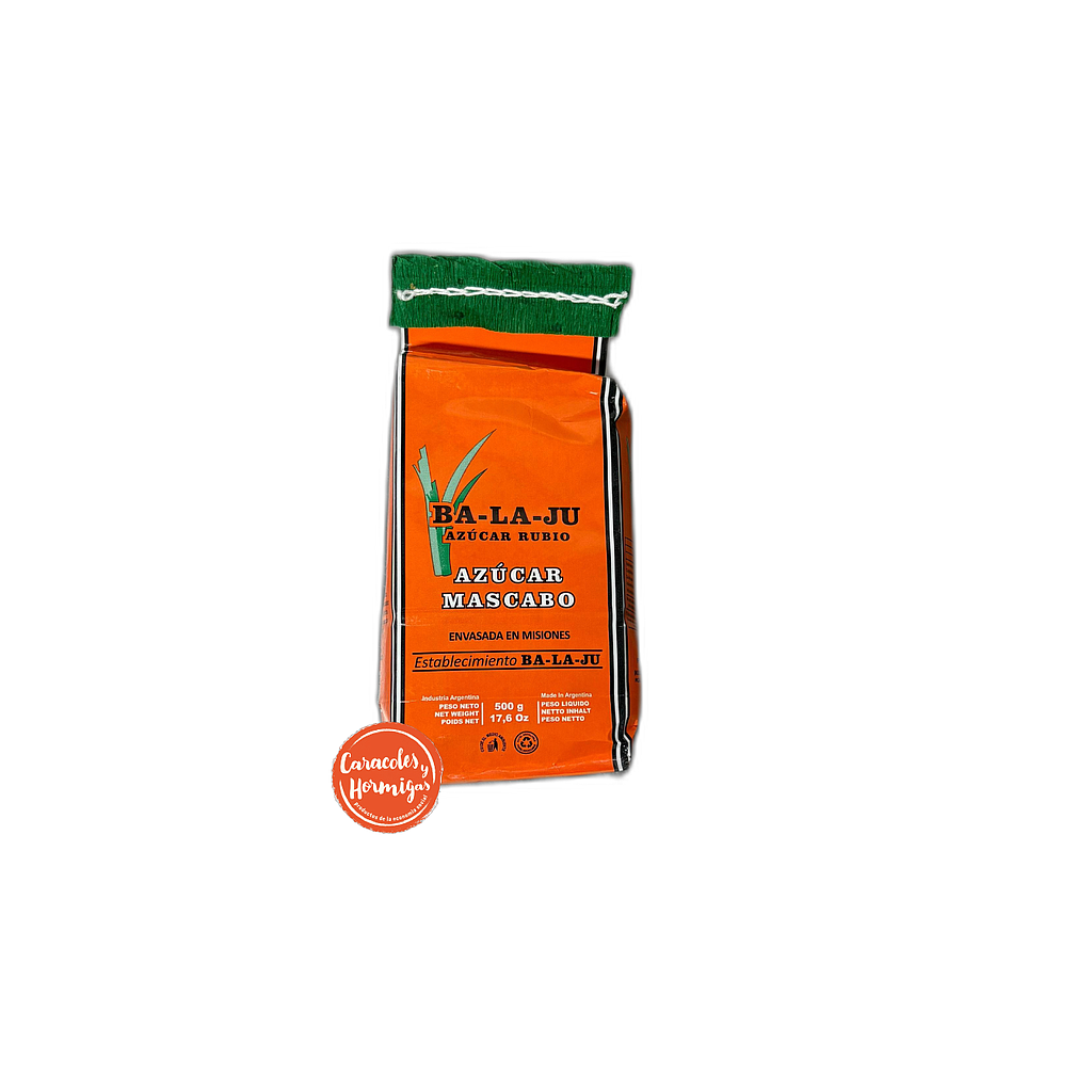 Azucar Mascabo agroecologica "BA-LA-JU" 500g