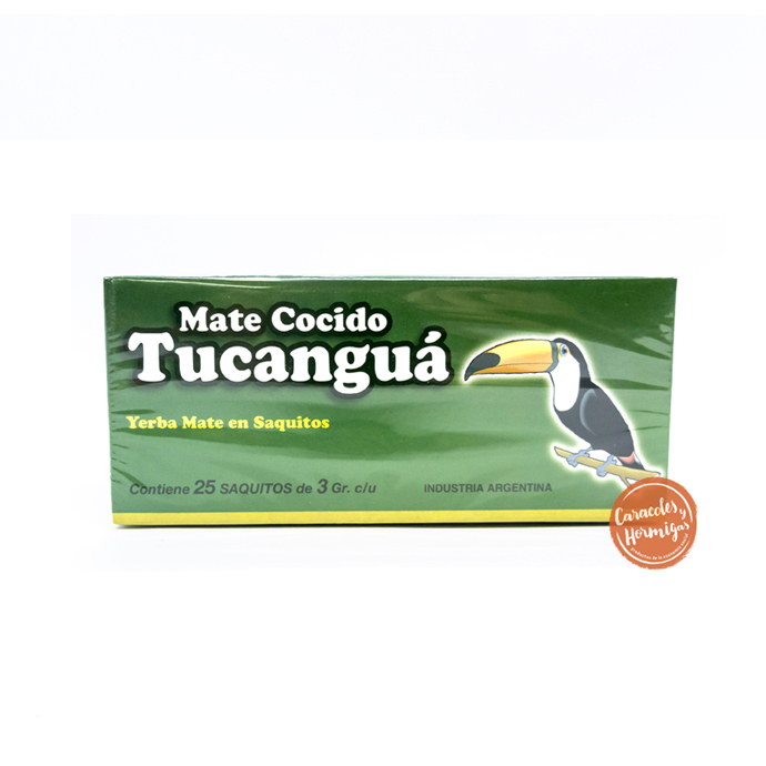 PACK 5U Mate Cocido caja 25 saquitos "Tucangua"