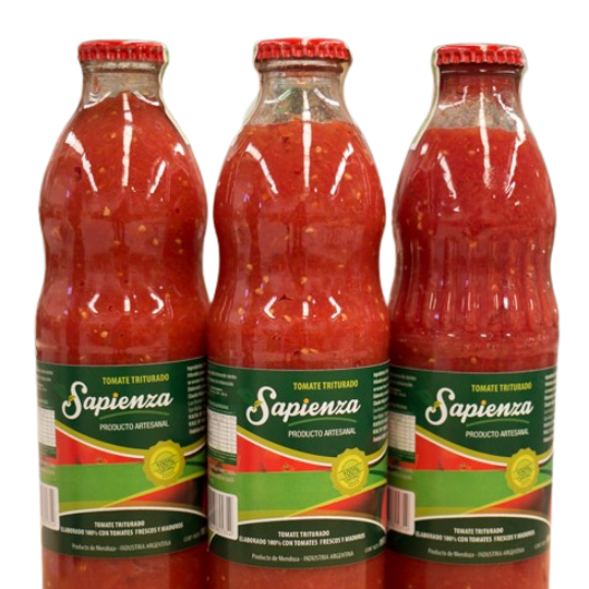 PACK 8U Tomate Triturado agroecológico &quot;Sapienza&quot; 950gr