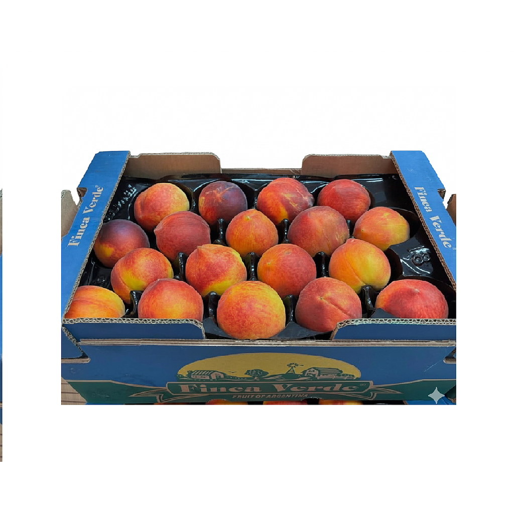 CAJA de Durazno Amarillo 10K (bruto) "Finca Verde"