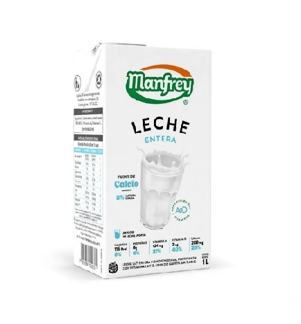 Leche Larga Vida &quot;Manfrey&quot; 1L