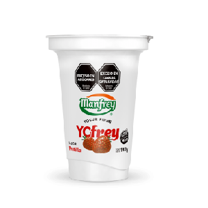 Yogur Firme de Frutilla &quot;Manfrey&quot; 140g