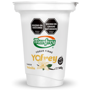 Yogur Firme de Vainilla "Manfrey" 140g