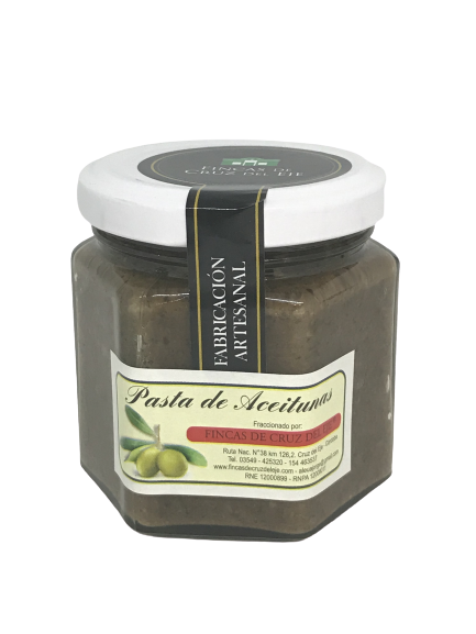 Pasta de Aceitunas Negras "Fincas de Cruz del Eje" 180g