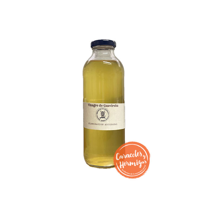 Vinagre artesanal agroeclogico de GUAVIROBA "Granja La Lechuza" 500ml