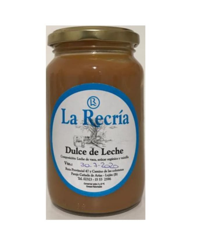 Dulce de leche 450gr "La Recria"
