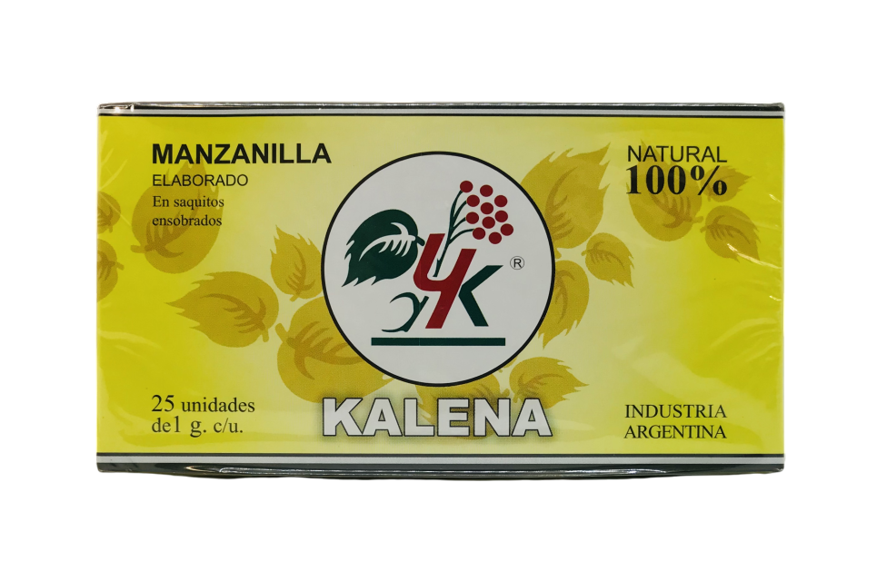 Te Manzanilla caja de 25 saquitos "Kalena"