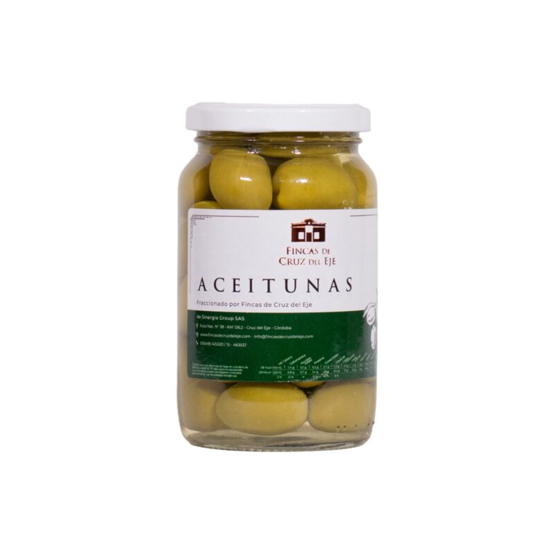Aceitunas VERDES "Fincas de Cruz del Eje" 250g