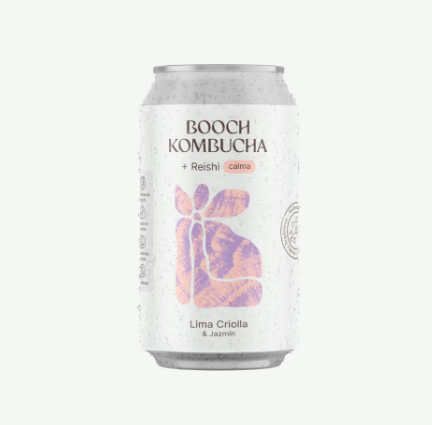 Kombucha + Adaptógenos Lima criolla "Booch" 354cc